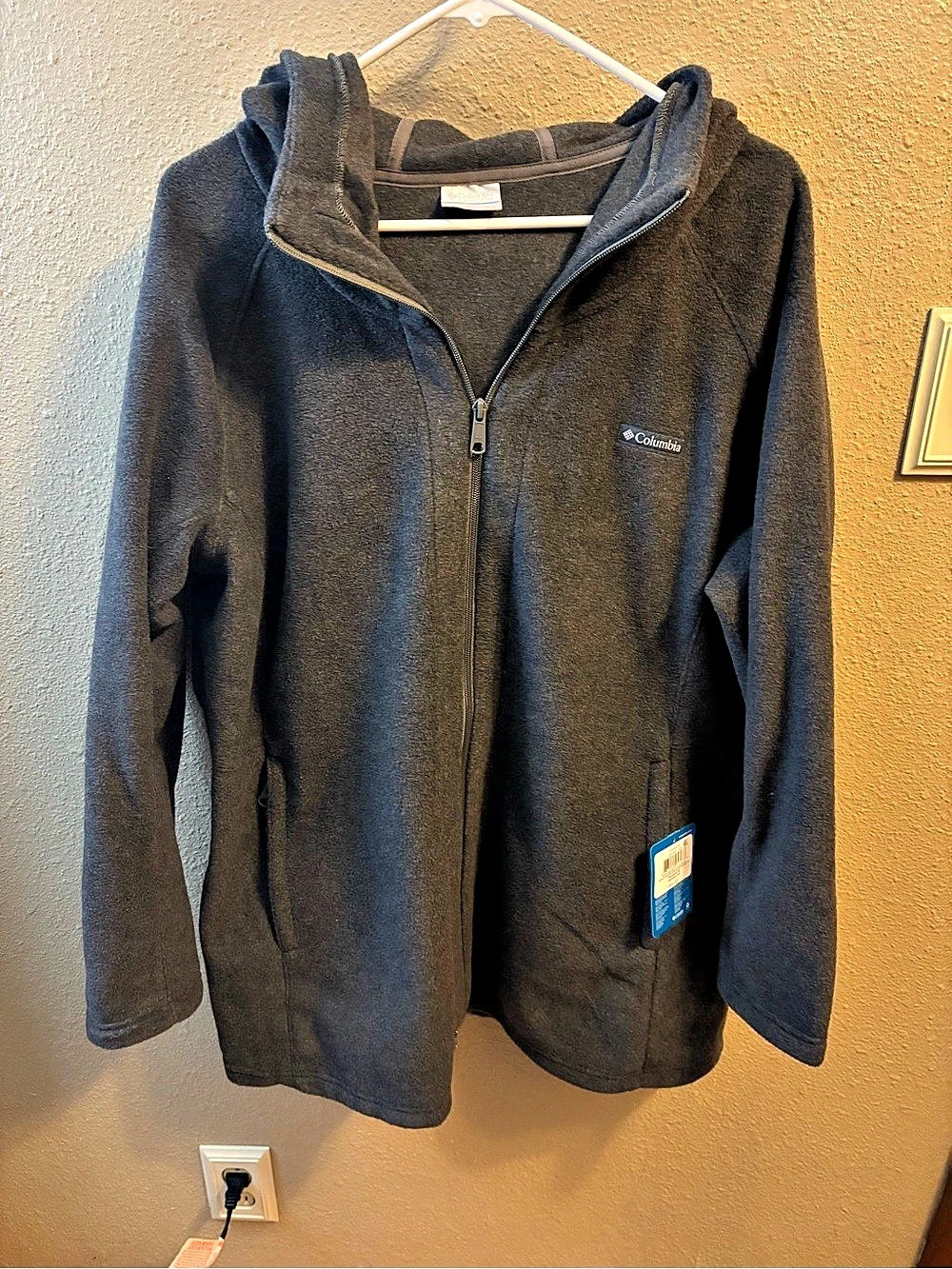 Columbia Women's Benton Springs II Long Hoodie Gray 2X NWT Hooded Jacket